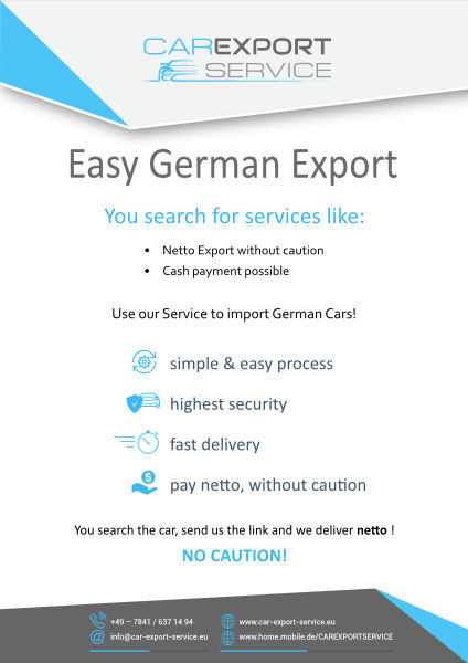 Easy German Export flyer